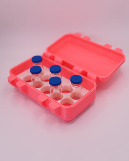 3mL Vial Storage Case | Peptide, Insulin, TRT Storage | 10 Slots