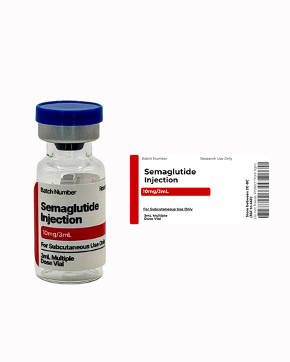 Peptide Vial Labels for 3mL Vials - 1.5" x 0.75" Labels